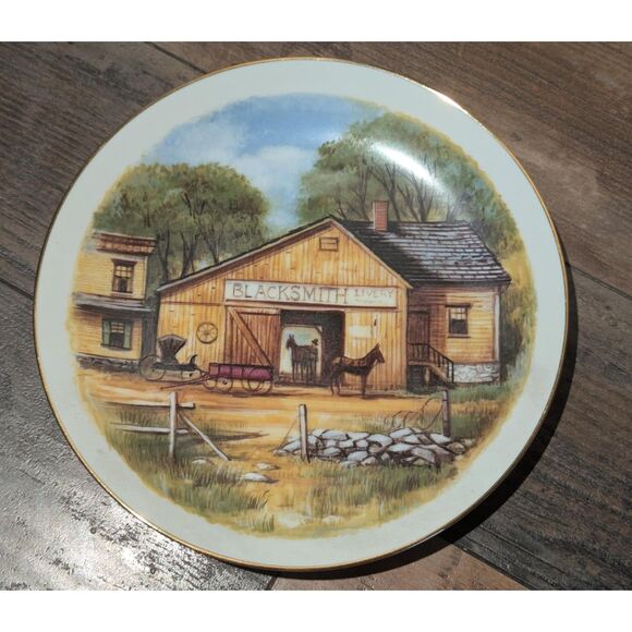 Set of 4 Country Living Legacy Decorative Collector Plates - Picture 5 of 7
